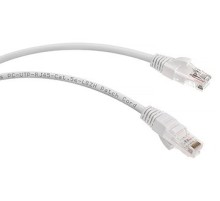 Cabeus PC-UTP-RJ45-Cat.5e-0.5m-WH-LSZH Патч-корд U/UTP, категория 5е, 2xRJ45/8p8c, неэкранированный, белый, LSZH, 0.5м