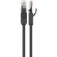 Greenconnect Патч-корд прямой 20.0m, UTP кат.5e, черный, позолоченные контакты, 24 AWG, литой, GCR-LNC06-20.0m, ethernet high speed 1 Гбит/с, RJ45, T568B Greenconnect RJ45(m) - RJ45(m) Cat. 5e U/UTP PVC 20м чёрный (GCR-LNC06-20.0m)