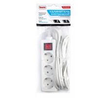Сетевой удлинитель Buro BU-PS3.5/W 5м (3 розетки) белый (пакет ПЭ)