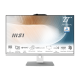 MSI Modern AM272P 1M AiO 27" FHD (1920x1080)IPS AG Non-touch, Core i3-100U (1.2GHz), 8GB DDR5(1x8GB),256GB SSD M.2,Intel UHD,WiFi,BT,camera,WirelessKB&mouse Eng/Rus,NoOS,1y war-ty,White