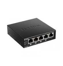 D-Link DGS-1005P/B3A Неуправляемый коммутатор с 5 портами 10/100/1000Base-T (4 порта PoE 802.3af/at, PoE-бюджет 60 Вт)