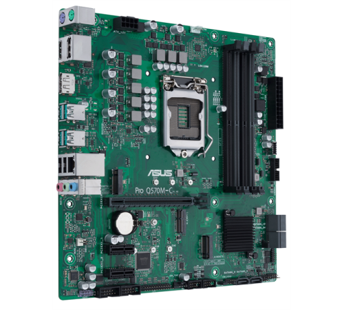 Материнская плата Asus PRO Q570M-C/CSM Soc-1200 Intel Q570 4xDDR4 mATX AC`97 8ch(7.1) GbLAN RAID+VGA+HDMI
