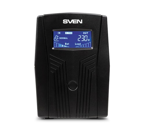 Линейно-интерактивный источник бесперебойного питания SVEN Pro 650, 390вт, 650Ва, 175-280в, 2 евророзетки, 4.4 кг. Sven PRO 650 (LCD, USB) (SV-013844) Линейно-интерактивный источник бесперебойного питания SVEN Pro 650, 390вт, 650Ва, 175-280в, 2 евророзетки, 4.4 кг. Sven PRO 650 (LCD, USB) (SV-013844)