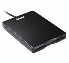 Дисковод USB 3.5" Buro BUM-USB FDD 1.44Mb внешний черный