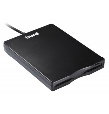 Дисковод USB 3.5" Buro BUM-USB FDD 1.44Mb внешний черный