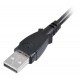 Дисковод USB 3.5" Buro BUM-USB FDD 1.44Mb внешний черный
