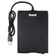 Дисковод USB 3.5" Buro BUM-USB FDD 1.44Mb внешний черный