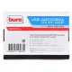 Дисковод USB 3.5" Buro BUM-USB FDD 1.44Mb внешний черный