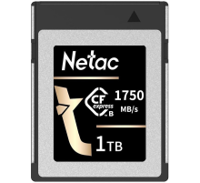 Флеш карта CFexpress 1TB Netac CF2000 <NT02CF2000-001T-S> PCIe Gen 3x2 Type B cards , up to 1750MB/1650MB/