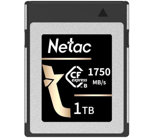 Флеш карта CFexpress 1TB Netac CF2000 <NT02CF2000-001T-S> PCIe Gen 3x2 Type B cards , up to 1750MB/1650MB/