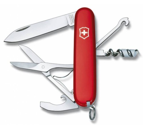 Нож перочинный Victorinox Compact (1.3405) 91мм 15функций красный карт.коробка Нож перочинный Victorinox Compact (1.3405) 91мм 15функций красный карт.коробка