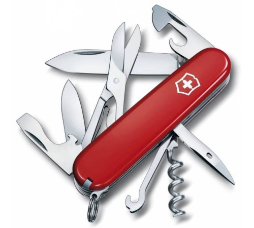Нож перочинный Victorinox Climber (1.3703) 91мм 14функций красный карт.коробка Нож перочинный Victorinox Climber (1.3703) 91мм 14функций красный карт.коробка