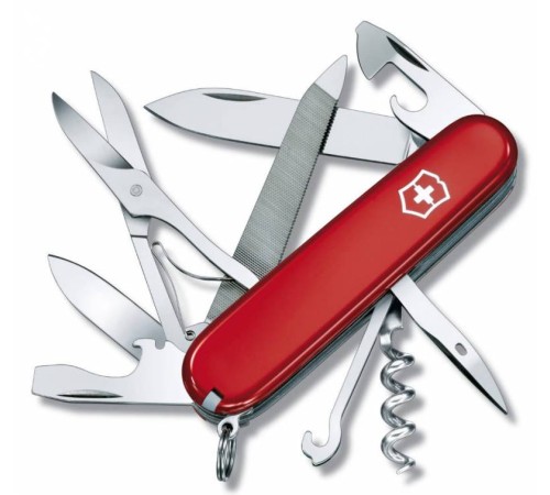 Нож перочинный Victorinox Mountaineer (1.3743) 91мм 18функций красный карт.коробка Нож перочинный Victorinox Mountaineer (1.3743) 91мм 18функций красный карт.коробка