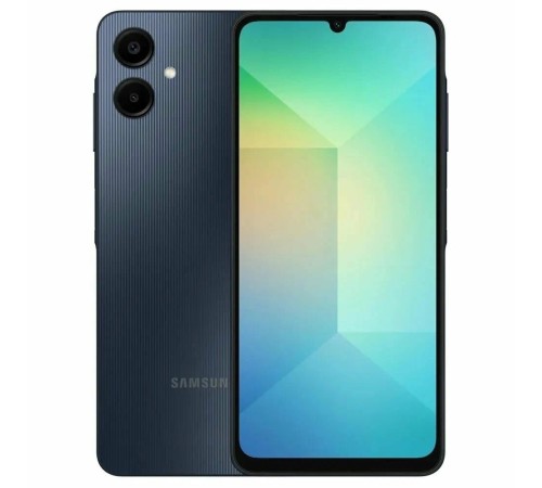 Смартфон Samsung SM-A065F Galaxy A06 64Gb 4Gb черный моноблок 3G 4G 6.7" 720x1600 Android 14 50Mpix 802.11 a/b/g/n/ac GPS GSM900/1800 GSM1900 TouchSc