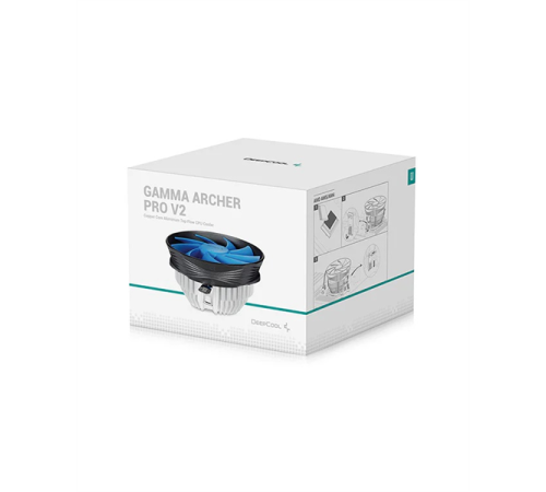 Cooler Deepcool GAMMA ARCHER PRO V2 {PWM 1851/1700/1150/1155/AM3+/FM1/FM2 4pin 17-21dB Al+Cu 110W}
