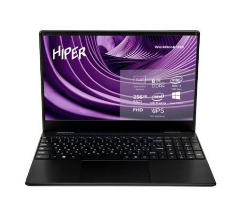 Hiper Workbook U26 [U26-15FII3123R8S2WPG ] Grey  15.6" {FHD i3 1215U(1.2Ghz)/8192Mb/256SSDGb/noDVD/Int:Intel UHD Graphics//Win11Pro}