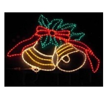 NEON-NIGHT (501-314) Фигура SL-135  "Колокольчики с бантиком" {размер 79*106 см }