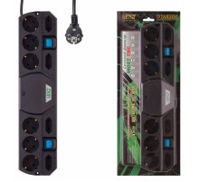 Сетевой фильтр Most TRG 2м (10 розеток) черный (коробка)