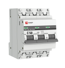 EKF mcb4763-3-50C-pro Автоматический выключатель 3P 50А (C) 4,5kA ВА 47-63 EKF PROxima