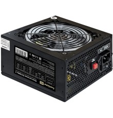 Блок питания 600W ExeGate EVO600-LT (ATX, APFC, 12cm RGB fan, 24pin, (4+4)pin, PCI-E, 5xSATA, 3xIDE, FDD, black)