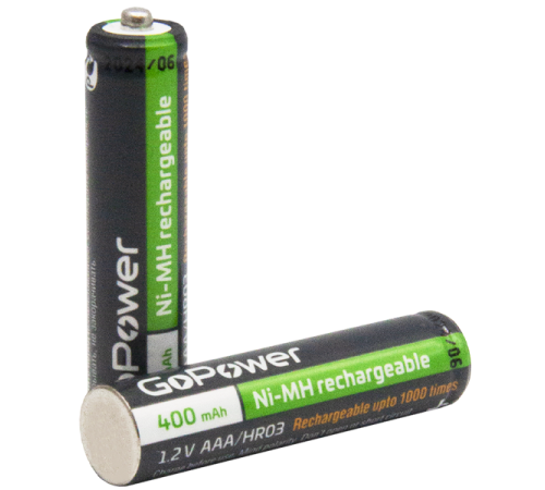 Аккумулятор бытовой GoPower HR03 AAA BL2 NI-MH 400mAh (2/20/320) блистер (2 шт.) Аккумулятор бытовой GoPower HR03 AAA (00-00018319) Аккумулятор бытовой GoPower HR03 AAA BL2 NI-MH 400mAh (2/20/320) блистер (2 шт.) Аккумулятор бытовой GoPower HR03 AAA (00-00018319)