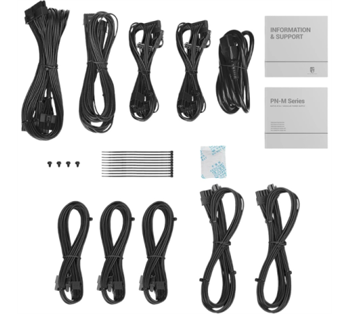 Блок питания Deepcool GAMERSTORM PN650M (ATX 3.1, 650W, Full Cable Management, PWM 120mm fan, Active PFC, 80+ GOLD, Gen5 PCIe) RET