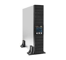 Exegate EX297668RUS ИБП On-line ExeGate PowerExpert ULS-3000.LCD.AVR.6C13.USB.RS232.SNMP.BC.2U <3000VA/3000W, On-Line, PF=1, LCD, 6*C13, RS232, USB, SNMP-slot, встроенные батареи 12V 7.2Ah - 6шт, бата