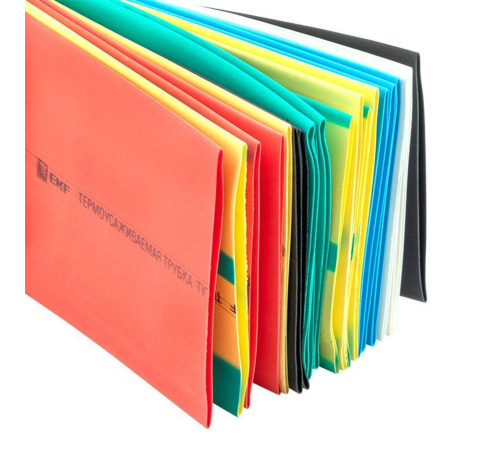 Трубка термоусаживаемая ТУТ нг 50/25 (7 цветов по 3шт) 100мм PROxima