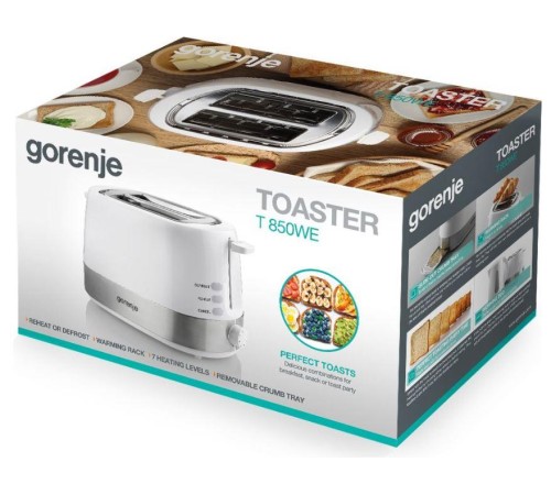 Тостер T850WE 685813 GORENJE