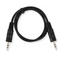 Кабель аудио Ningbo JAAC002-0.5 Jack 3.5 (m)/Jack 3.5 (m) 0.5м. черный