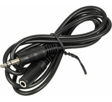 Кабель аудио Ningbo JAAC003-1 Jack 3.5 (m)/Jack 3.5 (f) 1м. черный