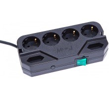 Сетевой фильтр Most CRG 5м (6 розеток) черный (коробка)