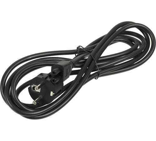 Кабель Ningbo NCABLE IEC C5 (3-pin) Евровилка 1.8м черный Кабель Ningbo NCABLE IEC C5 (3-pin) Евровилка 1.8м черный