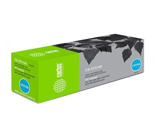 Картридж лазерный Cactus CS-CF210X CF210X черный (2400стр.) для HP LJ Pro M251/M276