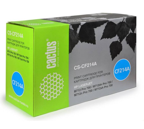 Картридж лазерный Cactus CS-CF214A CF214A черный (10000стр.) для HP LJ 700/M712