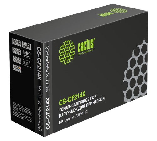 Картридж лазерный Cactus CS-CF214X CF214X черный (17500стр.) для HP LJ 700/M712
