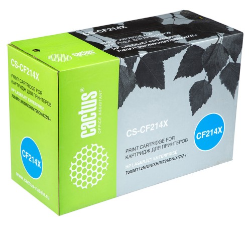 Картридж лазерный Cactus CS-CF214X CF214X черный (17500стр.) для HP LJ 700/M712