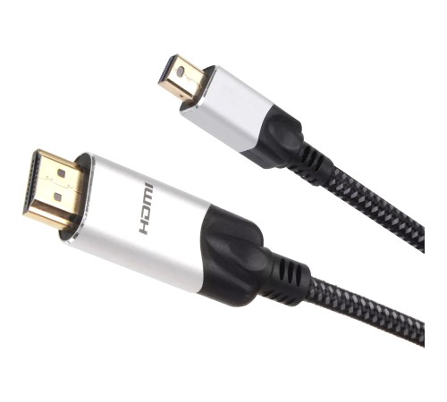 Кабель-переходник miniDisplayPort M-> HDMI M 4K@60Hz 1.8m VCOM (CG615M-1.8M) Кабель-переходник VCOM Mini DisplayPort M/HDMI M (CG615M-1.8)