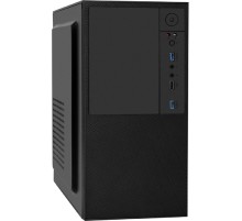 Exegate EX298006RUS Корпус Minitower BAA-308U2-AAA400 (mATX, БП AAA400 с вент. 8см, 1*USB+2*USB3.0, HD Audio, черный)
