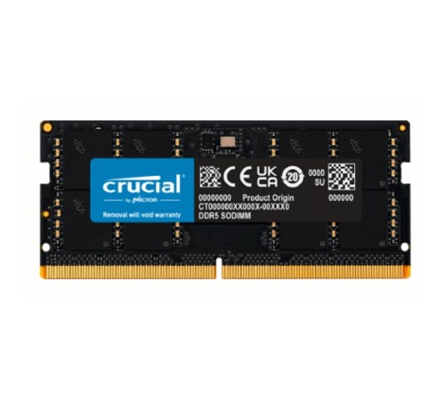 DDR5 Crucial 32Gb 5600MHz CT32G56C46S5 CL46 SO-DIMM DDR5 Crucial 32Gb 5600MHz CT32G56C46S5 CL46 SO-DIMM