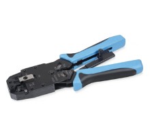Cabeus HT-2008AR Инструмент обжимной для RJ-45 (8р8с), RJ-11/12 (6р6с, 6р4с, 6р2с), 4р4с, 4р2с, профессиональный, с храповым механизмом