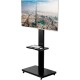 Подставка для телевизора Holder PR-106 черный 26"-70" напольный наклон (2 коробки)