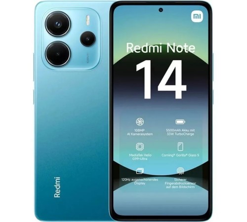 Xiaomi Redmi Note 14 8GB/128GB Ocean Blue