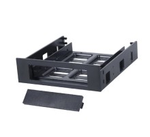 Gembird Салазки для установки HDD/SSD 2.5''/3.5''в отсек 5.25" , пластик, пакет (MF-35525)