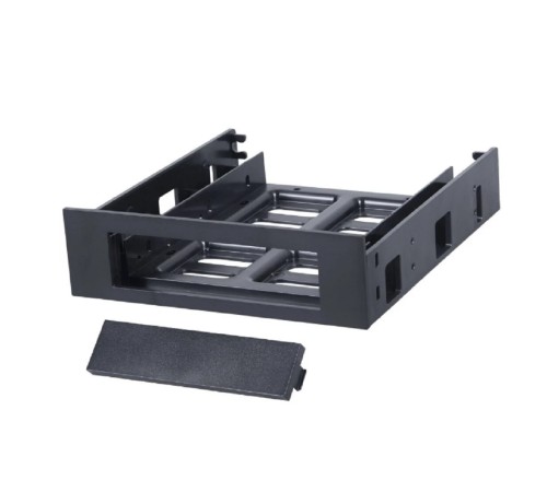 Gembird Салазки для установки HDD/SSD 2.5''/3.5''в отсек 5.25" , пластик, пакет (MF-35525) Gembird Салазки для установки HDD/SSD 2.5''/3.5''в отсек 5.25" , пластик, пакет (MF-35525)