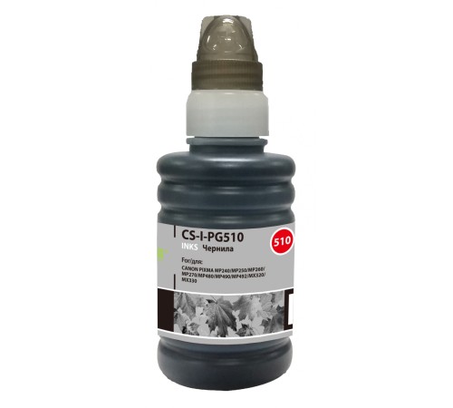 Чернила Cactus CS-I-PG510 черный 100мл для Canon Pixma MP240/MP250/MP260/MP270