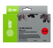 Заправочный набор Cactus CS-RK-PG510 черный 2x30мл для Canon MP240/ MP250/MP260