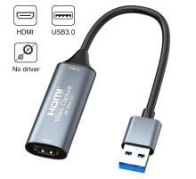 ORIENT C710HVC, Кабель-адаптер HDMI -> USB3.0, устройство видеозахвата со звуком 1920x1080@60Hz, поддержка Windows/MacOS/Android, (33274)