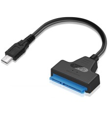 ORIENT UHD-502N-C, USB 3.2 Gen1 (USB 3.0) адаптер для SSD & HDD 2.5" SATA 6GB/s (JMS578, поддержка UASP), кабель подключения USB Type-C (33325)