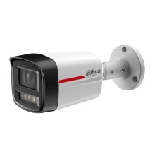 DAHUA DH-IPC-HFW2449TLP-S-LED-0360B-PRO Уличная цилиндрическая IP-видеокамера WizColor 4Мп, 1/1.8” CMOS, объектив 3.6мм, видеоаналитика, микрофон, LED 50м, IP67, металл